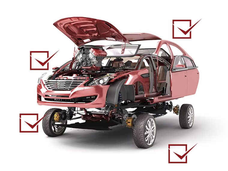 Multi-point inspection graphic.
